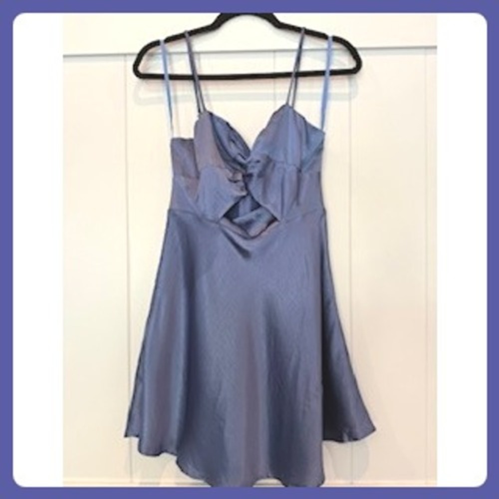 Selfie Leslie Mini Dress‎ Midnight Blue Sleeveless Party Cocktail Womens
